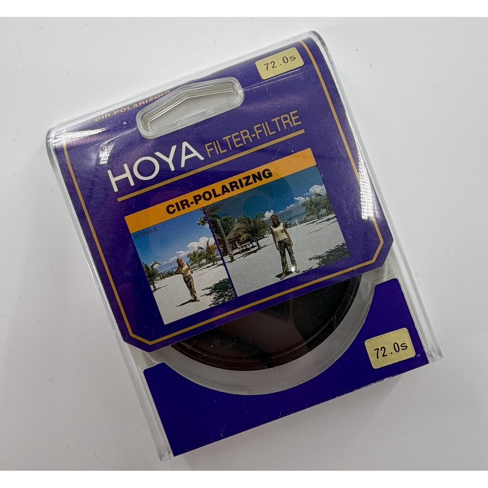 Hoya 72mm Circular Polarizer CIR-PL CPL Camera Lens Filter Made in Japan